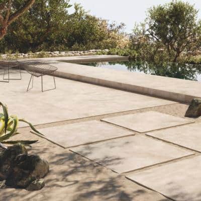 carrelage exterieur effet beton moderne 80x80 sabbia dom ino ermes aurelia 2