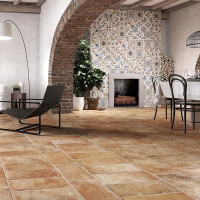 rondine tuscany decoro giotto mix 20x20 carreaux de cimen style ancien fleur