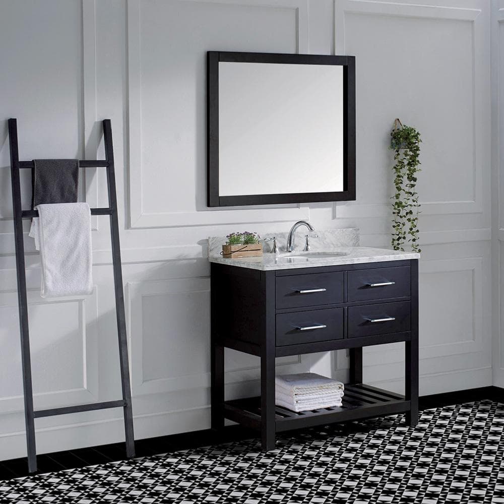 carrelage sol salle de bain noir et blanc 20x20 venet kompas nanda tiles z 1