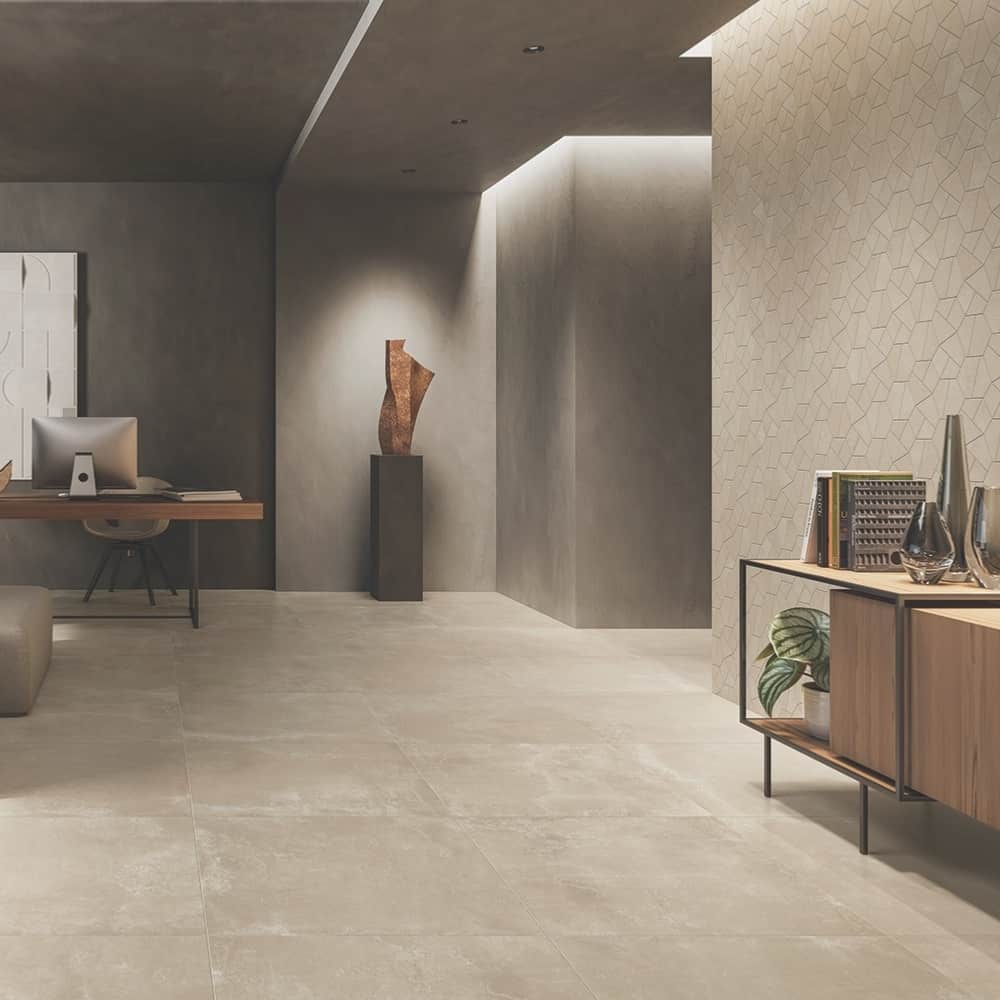century blend concept 80x80 carrelage beton beige chaud contemporain z 1