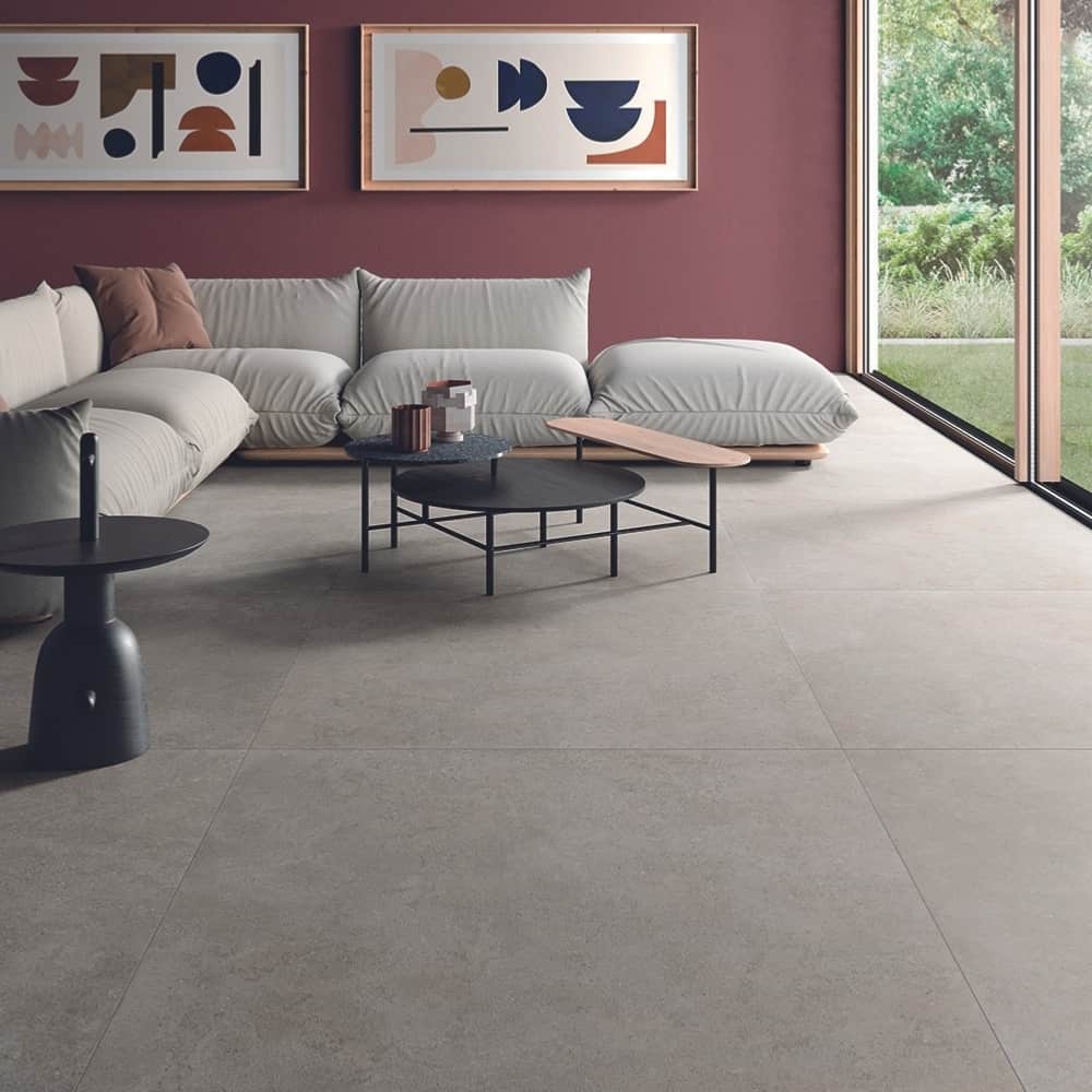 keope brystone grey 80x80 carrelage gris effet pierre salon z 1