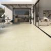 Carrelage Extérieur effet Travertin Beige 60 x 120 cm Antidérapant Denizli Denizli La Platera (2)