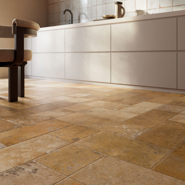 Carrelage Intérieur effet Terre cuite Jaune Orange 20 x 40 Mat Giallo umbria Cotto del campiano Cir (2)