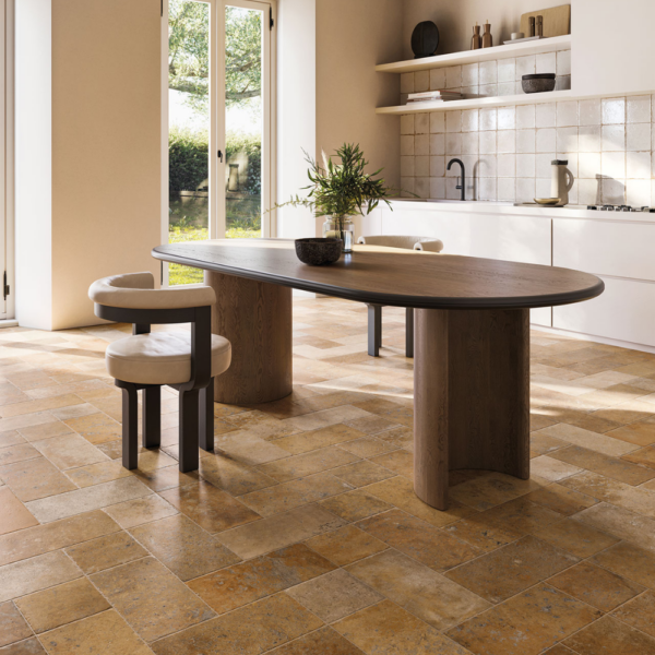 Carrelage Intérieur effet Terre cuite Jaune Orange 20 x 40 Mat Giallo umbria Cotto del campiano Cir (3)