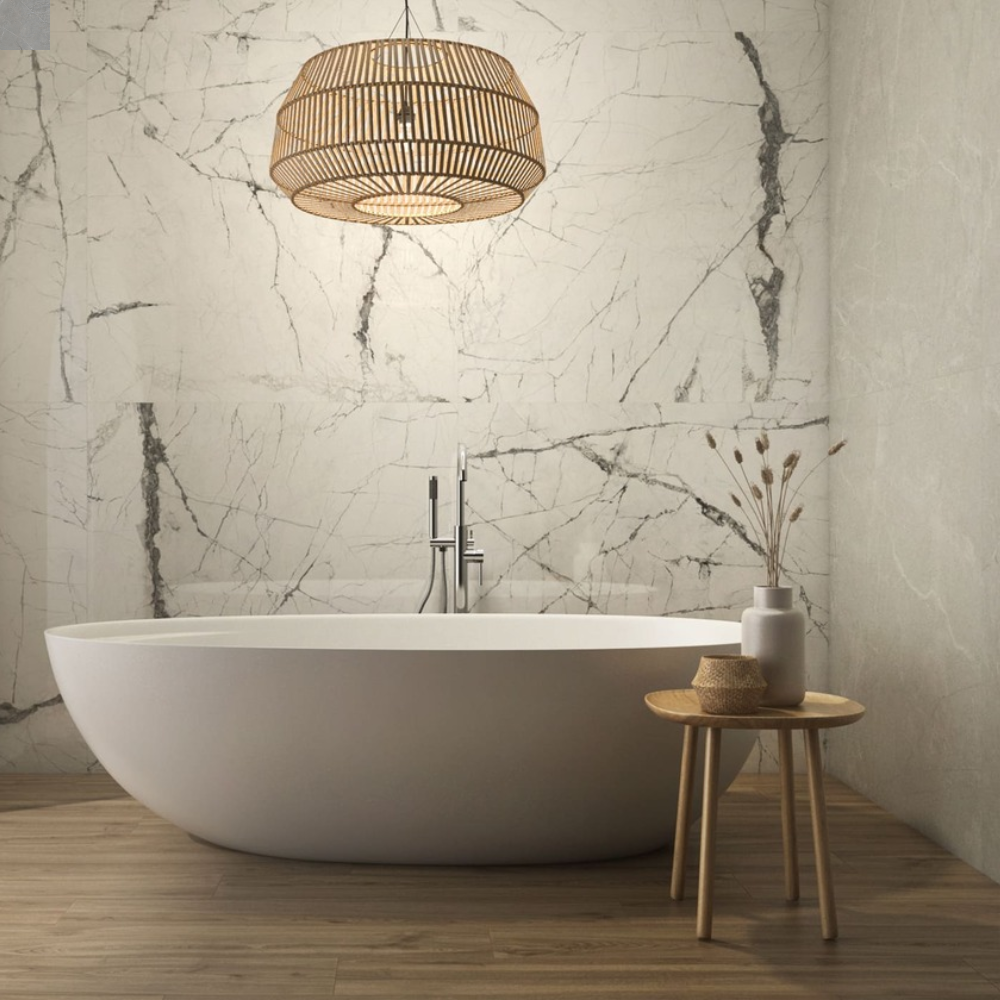 Carrelage Intérieur effet Pierre Beige 90 x 90 cm Mat Arena Indic Geotiles (2)