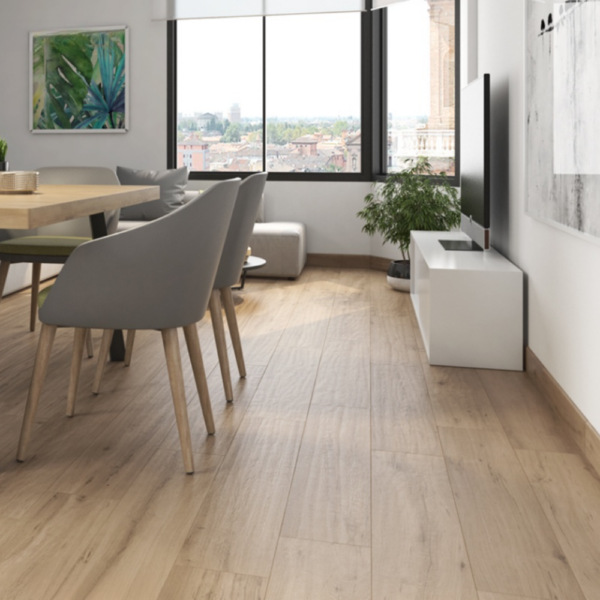 Carrelage Intérieur imitation Bois et parquet Beige 20 x 120 cm Mat Nuez Milena Argenta (4)