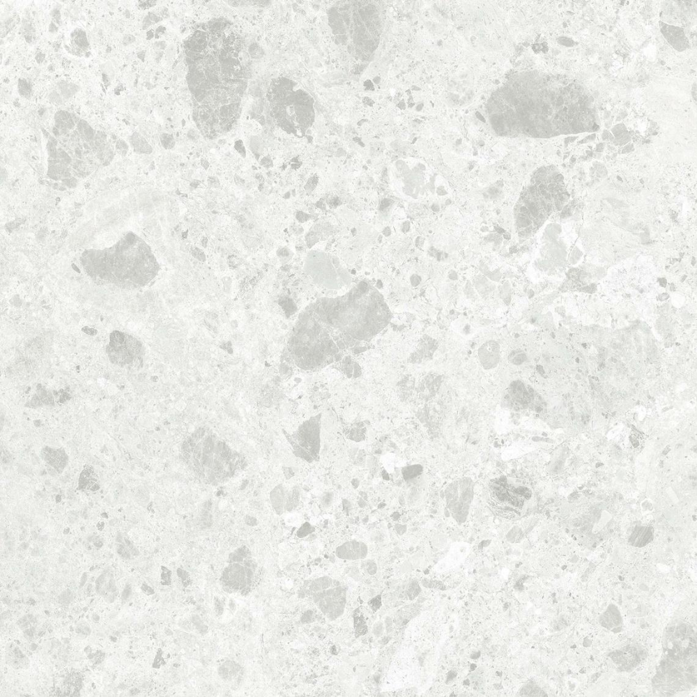 Carrelage Intérieur imitation Terrazzo Blanc 60 x 120 cm Satiné White Amsterdam ITT
