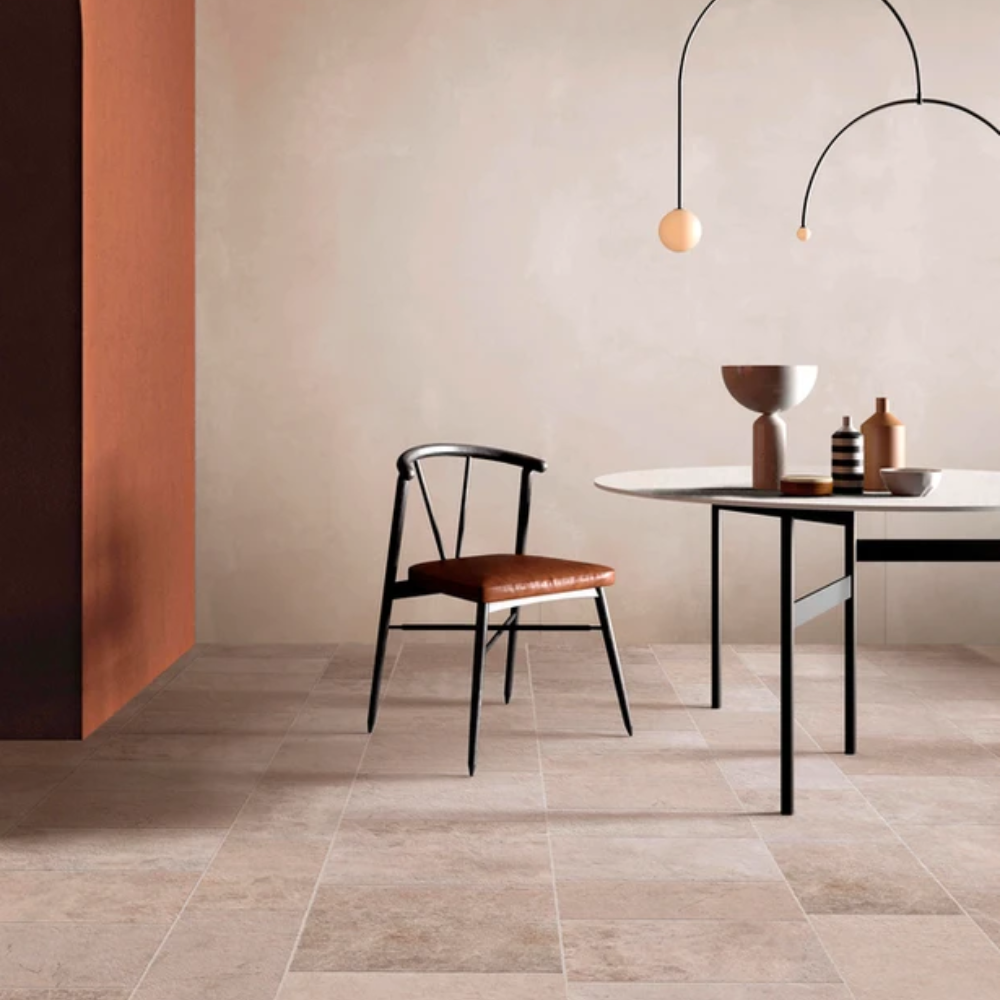 Carrelage Intérieur imitation Pierre Beige 60 x 60 cm Mat Essenze Gaia Savoia (2)