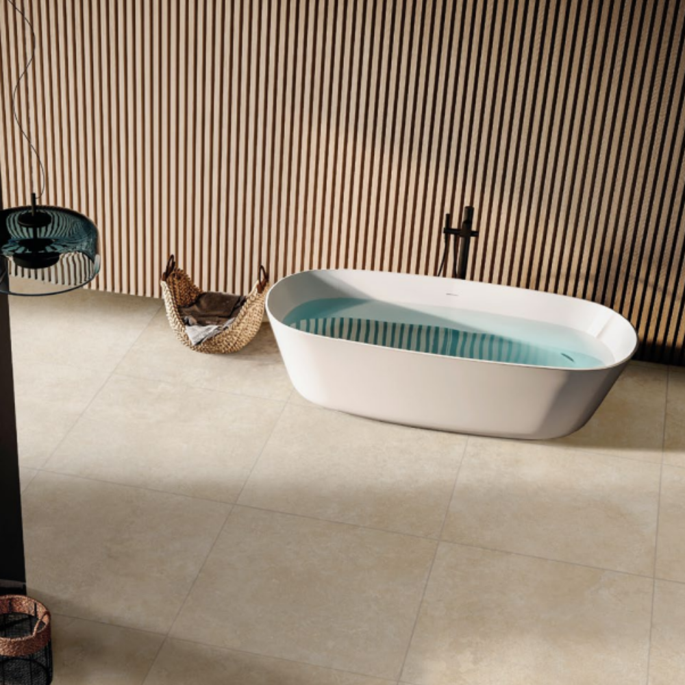 Carrelage Intérieur imitation Pierre Beige 90 x 90 cm Mat Avana Oasi Savoia (2)